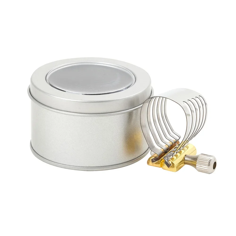 Description Picture 3 of itemSoprano/Alto/Tenor Saxophone Headjoint Adjustable Saxophone Mouthpiece Single Screw Fastening Clip Pipe Stainless Steel Parts