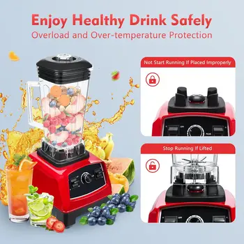 Household Grade Mixer, Juicer Countertop Smoothie Blender 10V Professional Smoothie Maker for Making All Kinds of Drinks 1