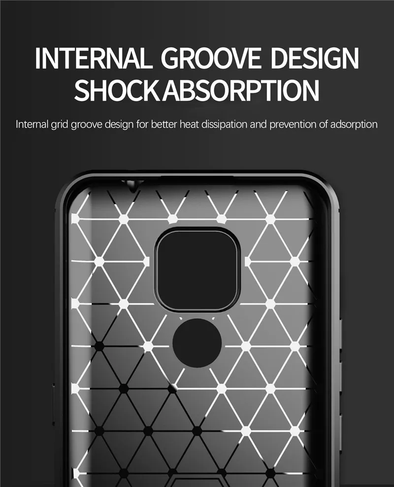 Shockproof Soft Silicone Protective Phone Case - Black