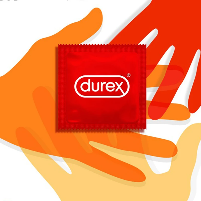 Durex 2pcs Condoms Ultra Thin for Men Natural Latex Super Lubricating Penis Sleeve Sex Toys Products Adult Contraception 1