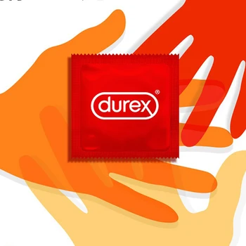 Durex 2pcs Condoms Ultra Thin for Men Natural Latex Super Lubricating Penis Sleeve Sex Toys Products Adult Contraception 1