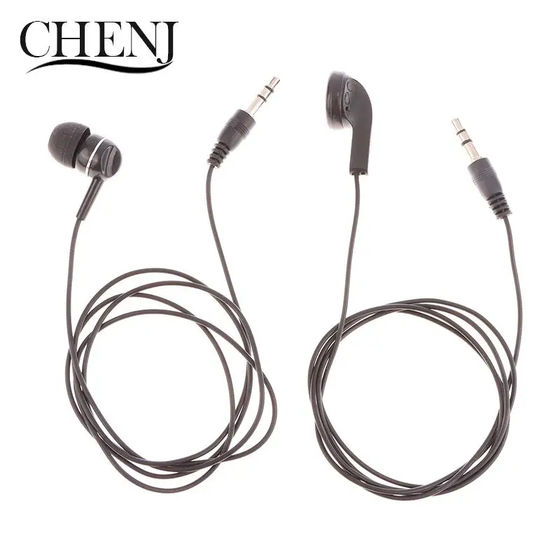 Earpiece 3.5mm Plug Single Side Headset Headphone Dual Channel Earphone for Laptop PC 1Pc wired headphones wired earbuds wired earphone wired headset