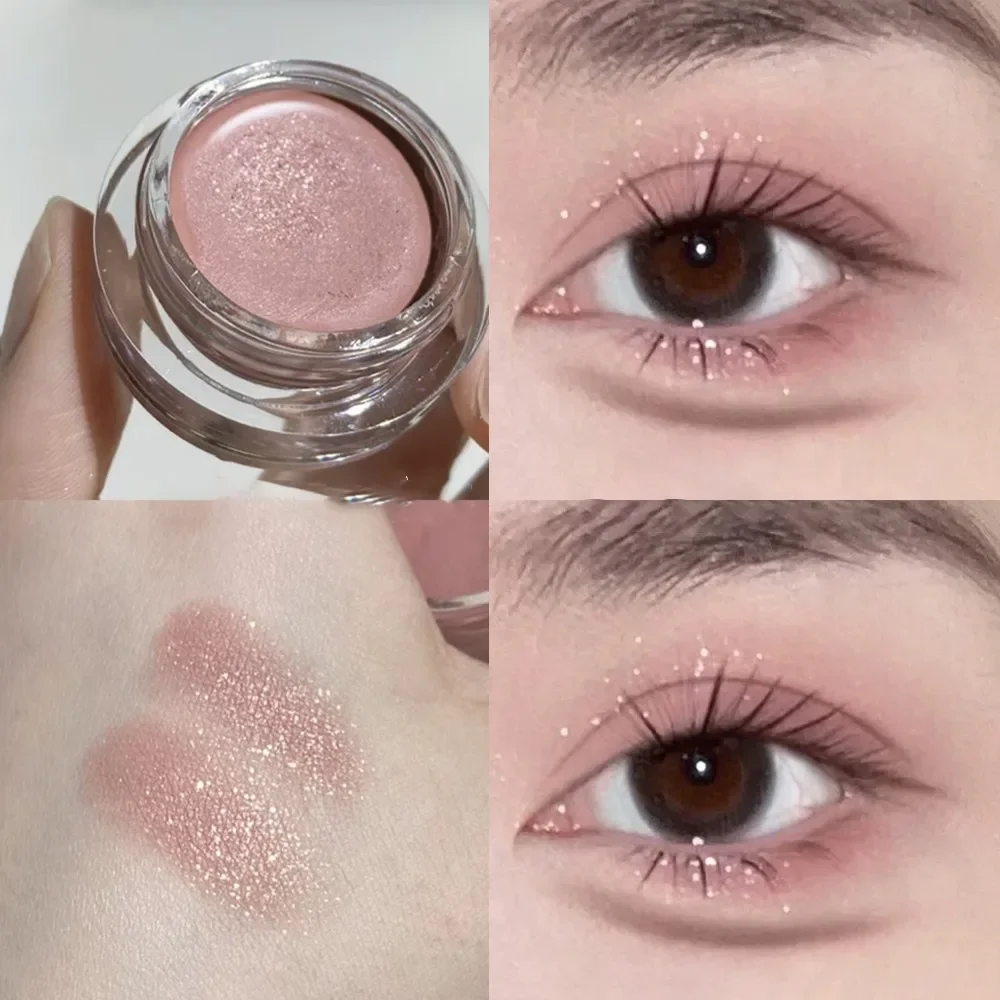 Matte Liquid Eyeshadow Cream Blush Face Contour Waterproof Longlasting Eyeshadow Primer Base Makeup Peach Pink Purple Nude Brown 2