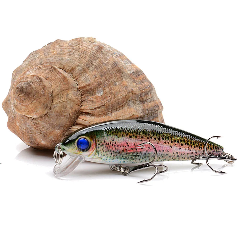 1 Stück 8 cm 8,7 g Crankbait-Angelköder, schwarzer Minnow-Spinnköder zum Angeln, schwimmender Wobbler, schwimmender Köder mit Rasselkugeln – Detail 9