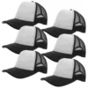 10pcs Outdoor Use Blank Diy Cap Mesh Driver Hat Baseball Cap Diy Sublimation Hat Outdoor Supply 1