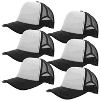 10pcs Outdoor Use Blank Diy Cap Mesh Driver Hat Baseball Cap Diy Sublimation Hat Outdoor Supply 1