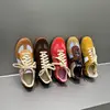 TOTOMELA 30 Colors iNS HOT New Suede Leather Women Sneakers High Quality Handmade Mixed Color Flat Sneakers Casual Shoes Flats 5