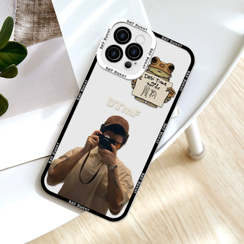 Bad Bunny DTMF Clear Phone Case - Enhanced Protection & Stylish Design