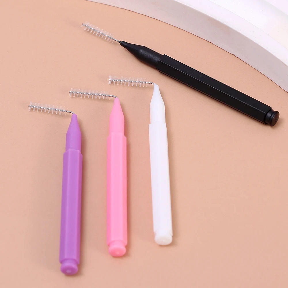 Portable Mini Eyebrow Brushes Disposable Eyelash Brow Lifting Brush Applicators Lash Extension Comb Beauty Makeup Tools