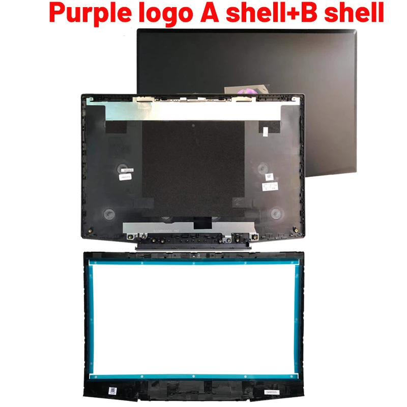 Purple logo A and B