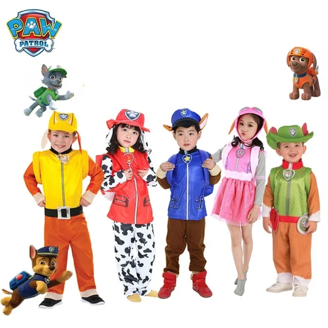 Disfraz de patrulla canina para niños, figuras de Anime, Zuma, Rocky,  Marshall, Chase, Skye, Rubble, Disfraces de Halloween, regalos para niños -  AliExpress