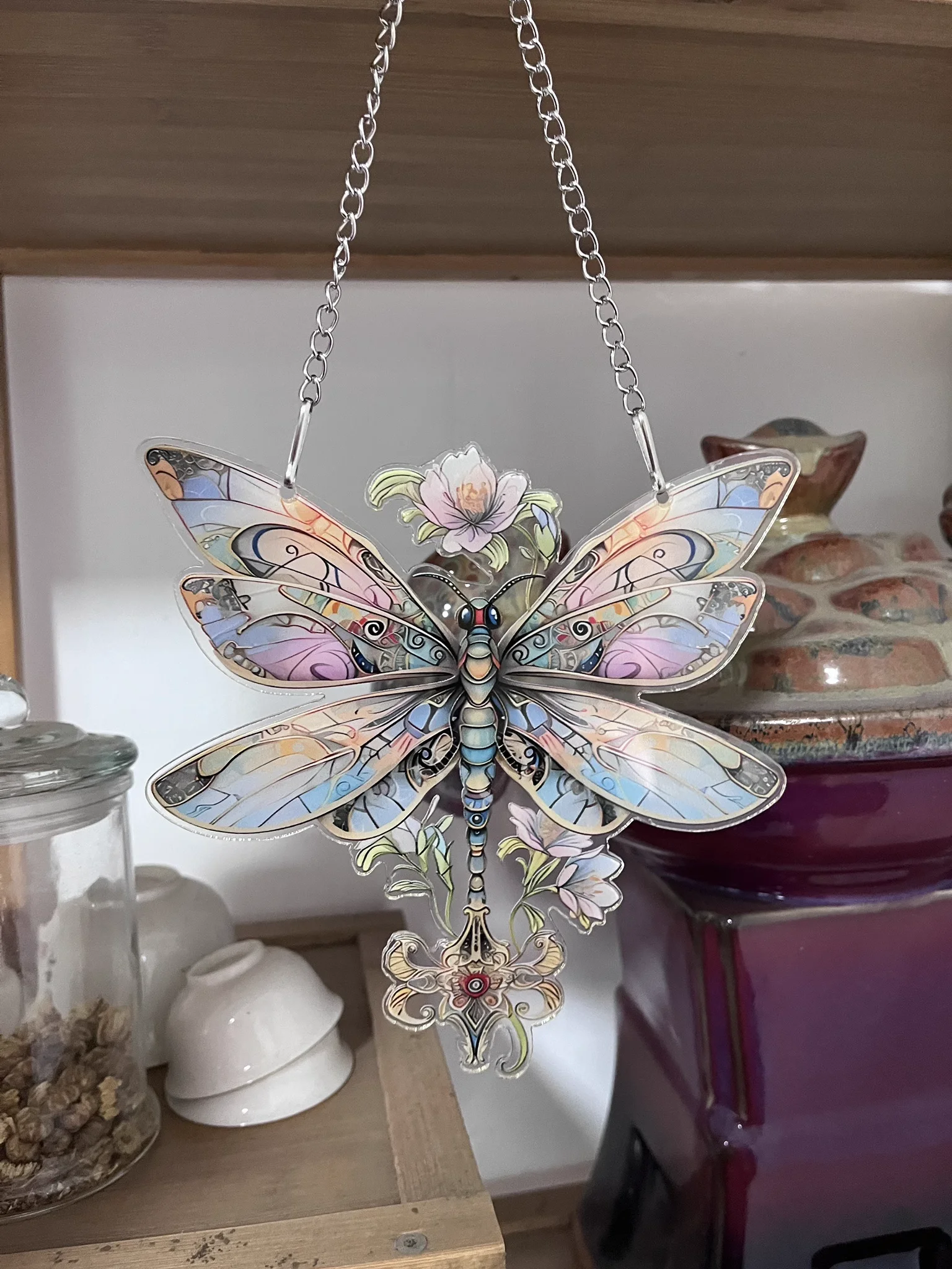 Acrylic Butterfly Sun Catcher Window Door Hanging Art Festival Scene Decoration Pendant Hanging Ornament