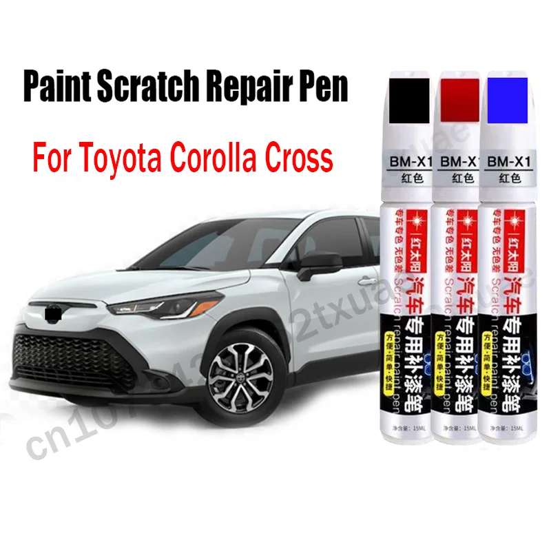 Penna Per La Riparazione Dei Graffi Di Vernice Per Toyota Corolla Cross Touch-Up Paint Accessori Nero Bianco Grigio Argento Rosso Blu