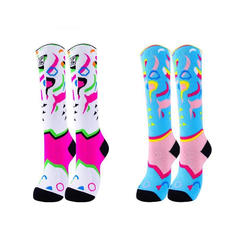 Winter Merino Wool Socks Kids Roller Skating Socks Thickened Warm Long High Snow Boys and Girls Ski