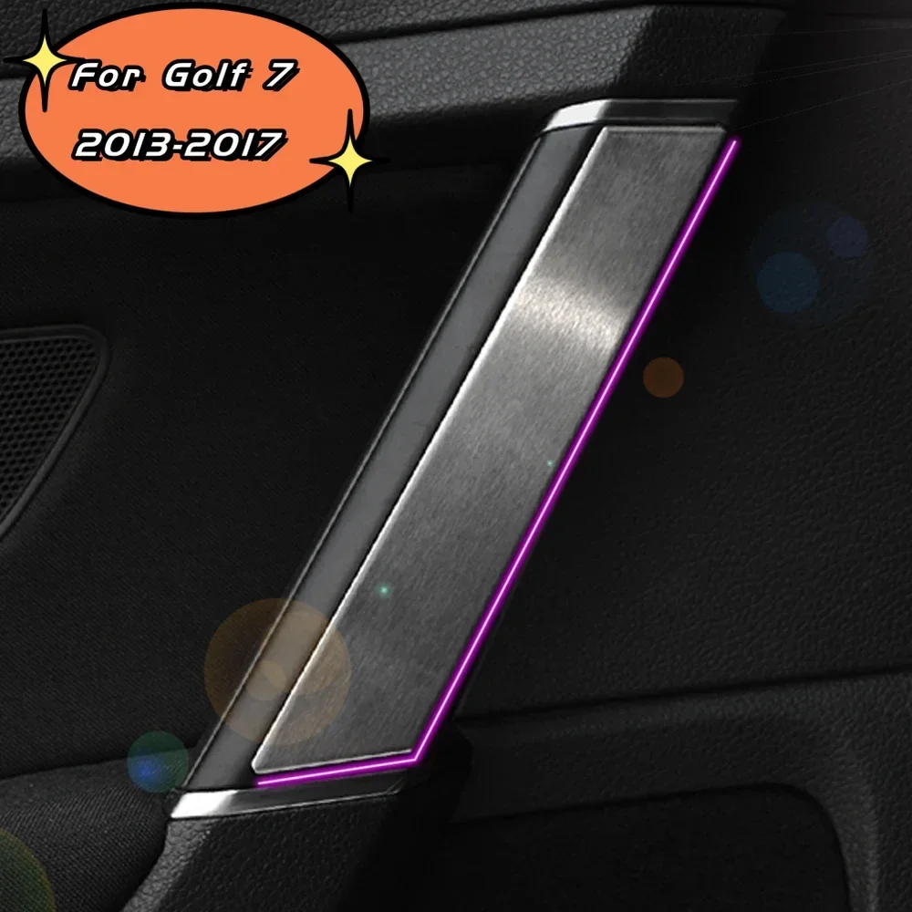 フォルクスワーゲン用インテリアドアハンドルカバー,VWゴルフ7, 7.5