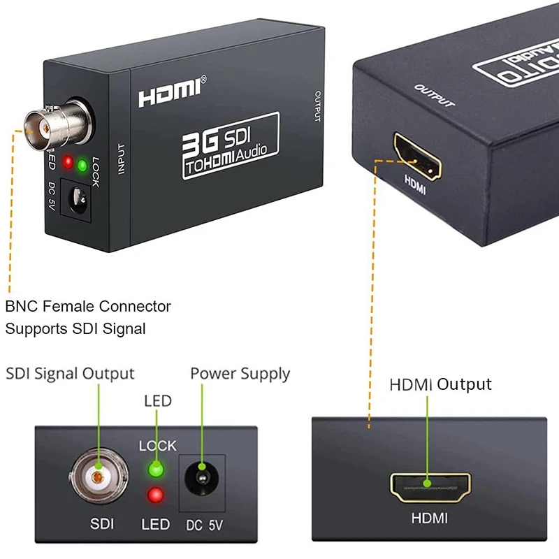 ̴ HD 3G SDI to HDMI  ,  HDTV  ũ , 1080P HD-SDI, 3G-SDI to HDMI HD 3G
