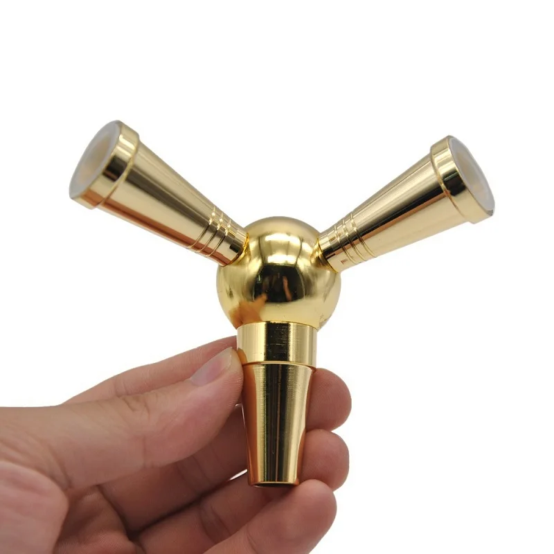 Hookah Accessories Shisha Hookah Hose Adapter One-to-Two Stem Hookah Shisha Pipe Connection Adapter Joint Bifurcate Universal Hose