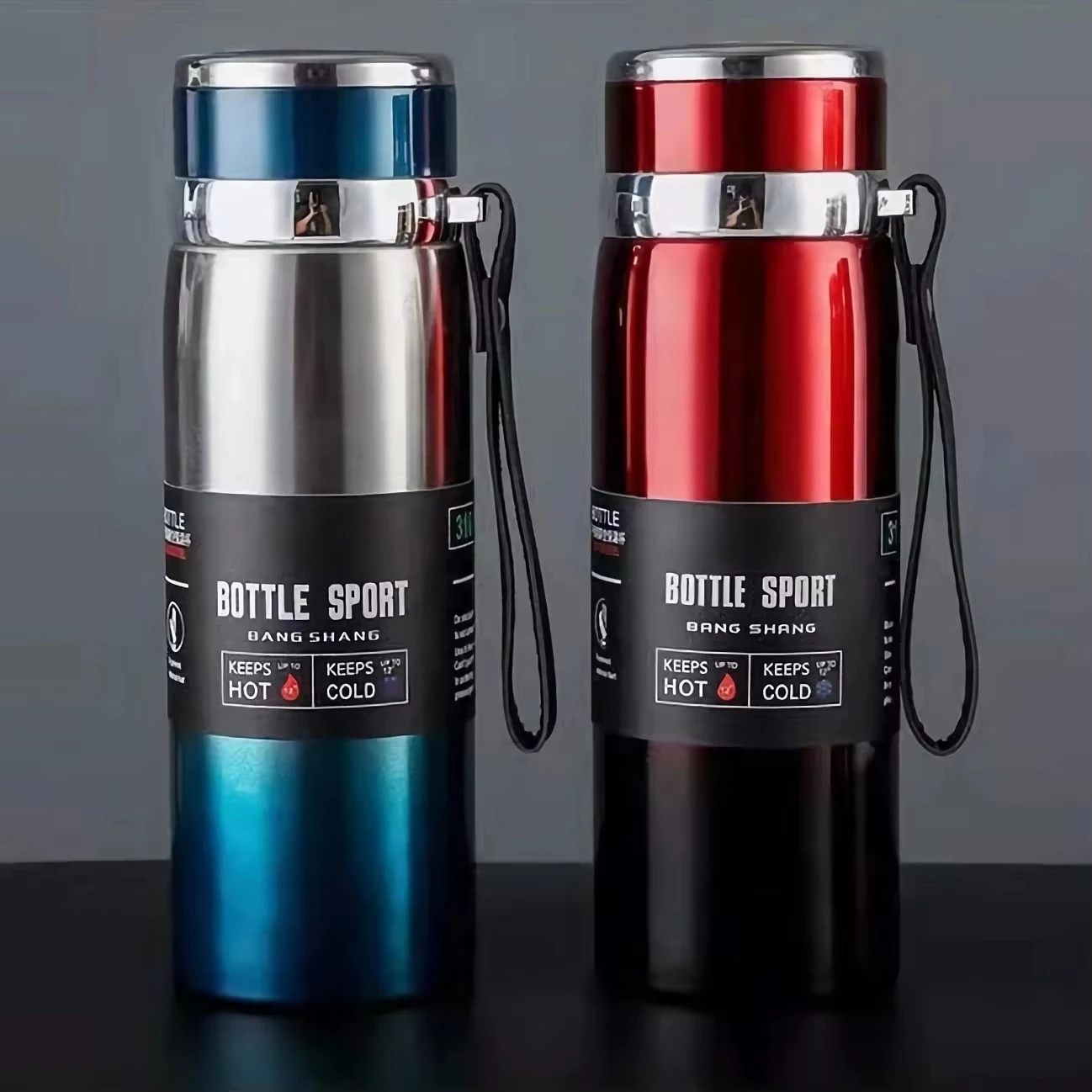 1L Thermal Water Bottle Keep Cold and Hot Water Bottle Thermos for Water Tea Coffee Vacuum Flasks Stainless Steel Thermos Bottle