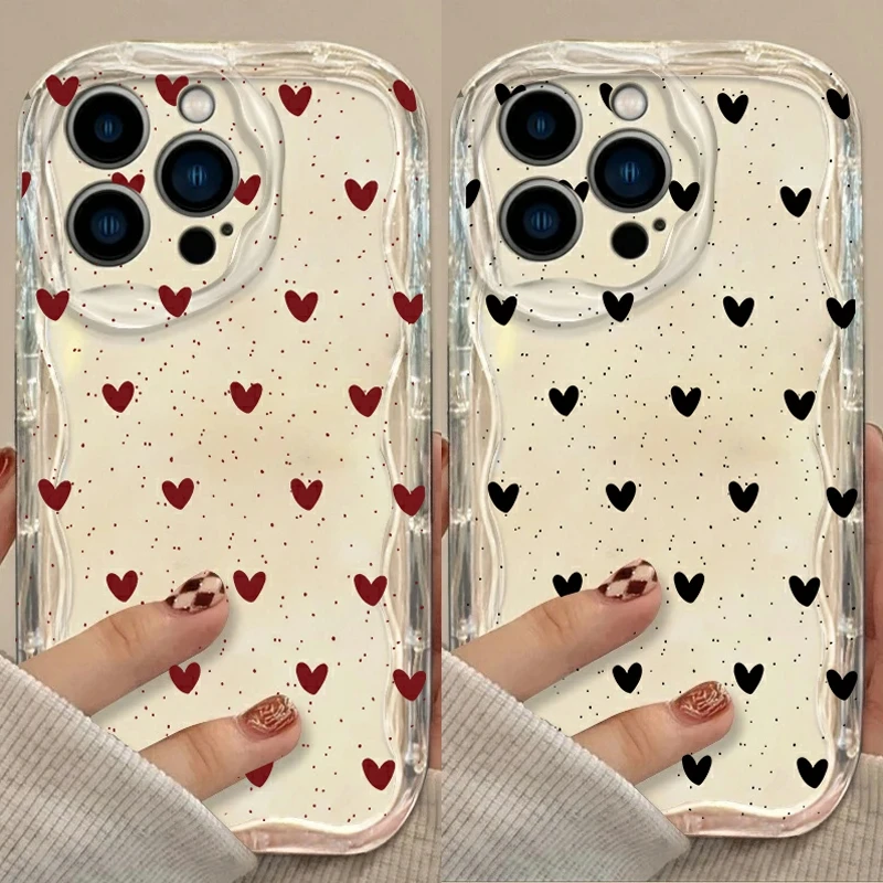 Love Heart Design Phone Case with Enhanced Protection