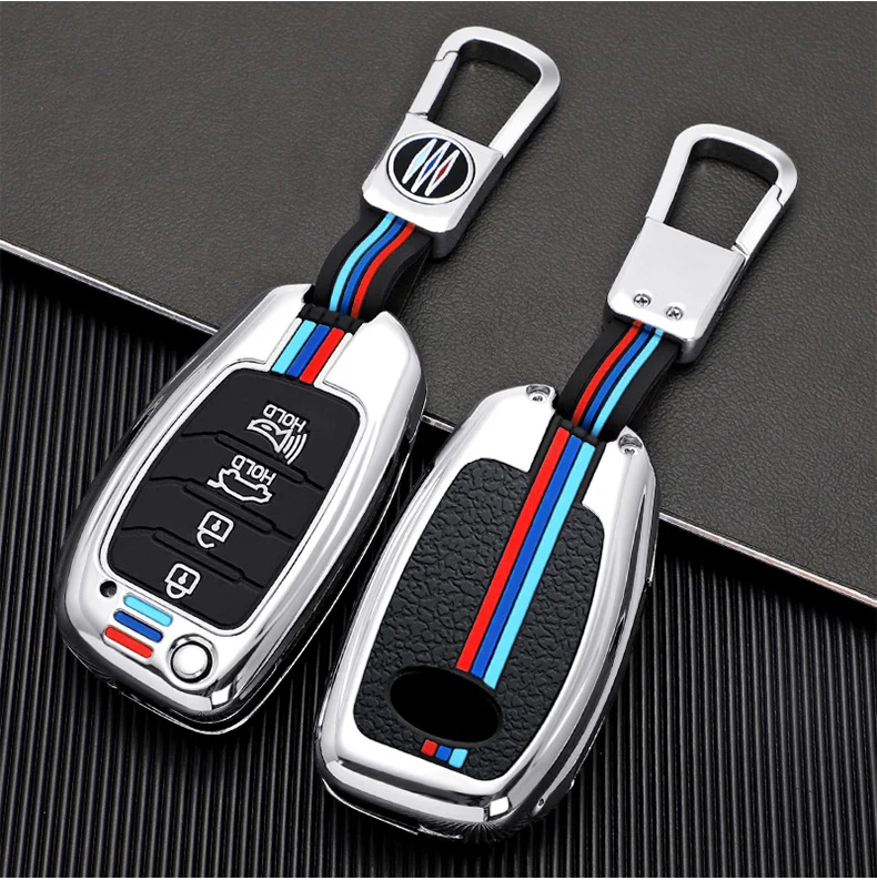 Car Key Case Cover Shell For Hyundai Elantra Verna Solaris i30 2012 2011 2013 2014 2015 2016 Keychain Auto Accessories - Sb73d33b9ab084054adc3a8f56e770279q