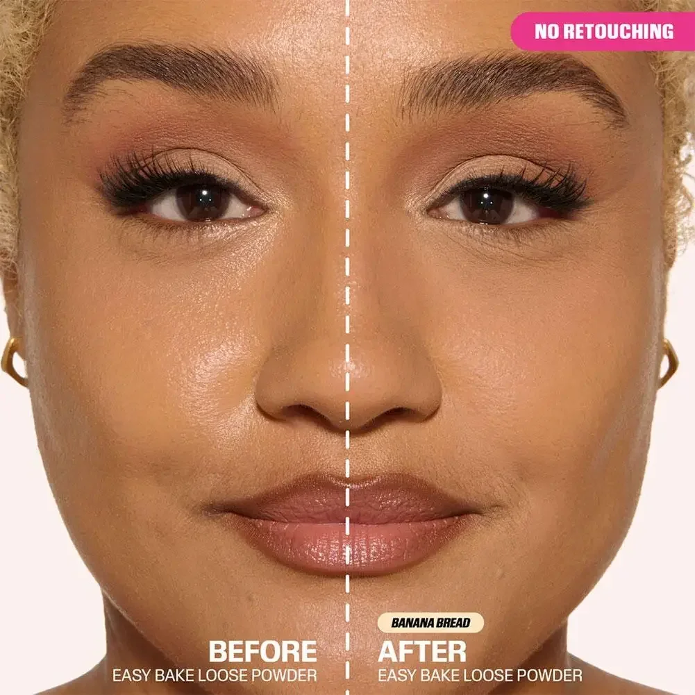 Easy Bake Loose & Setting Powder Long Lasting Oil Control Matte Waterproof Brightening Loose Powder Makeup