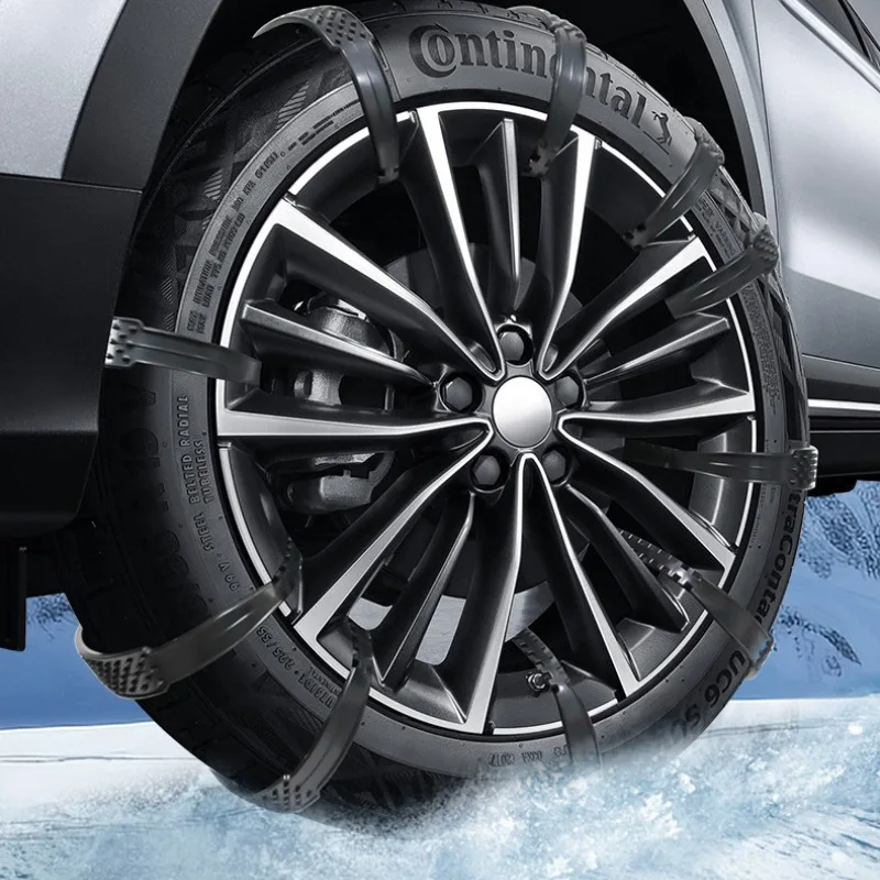 1pc Universal Traction Tire Chains Car Snow Chains Emergency Anti-Skid Tyre