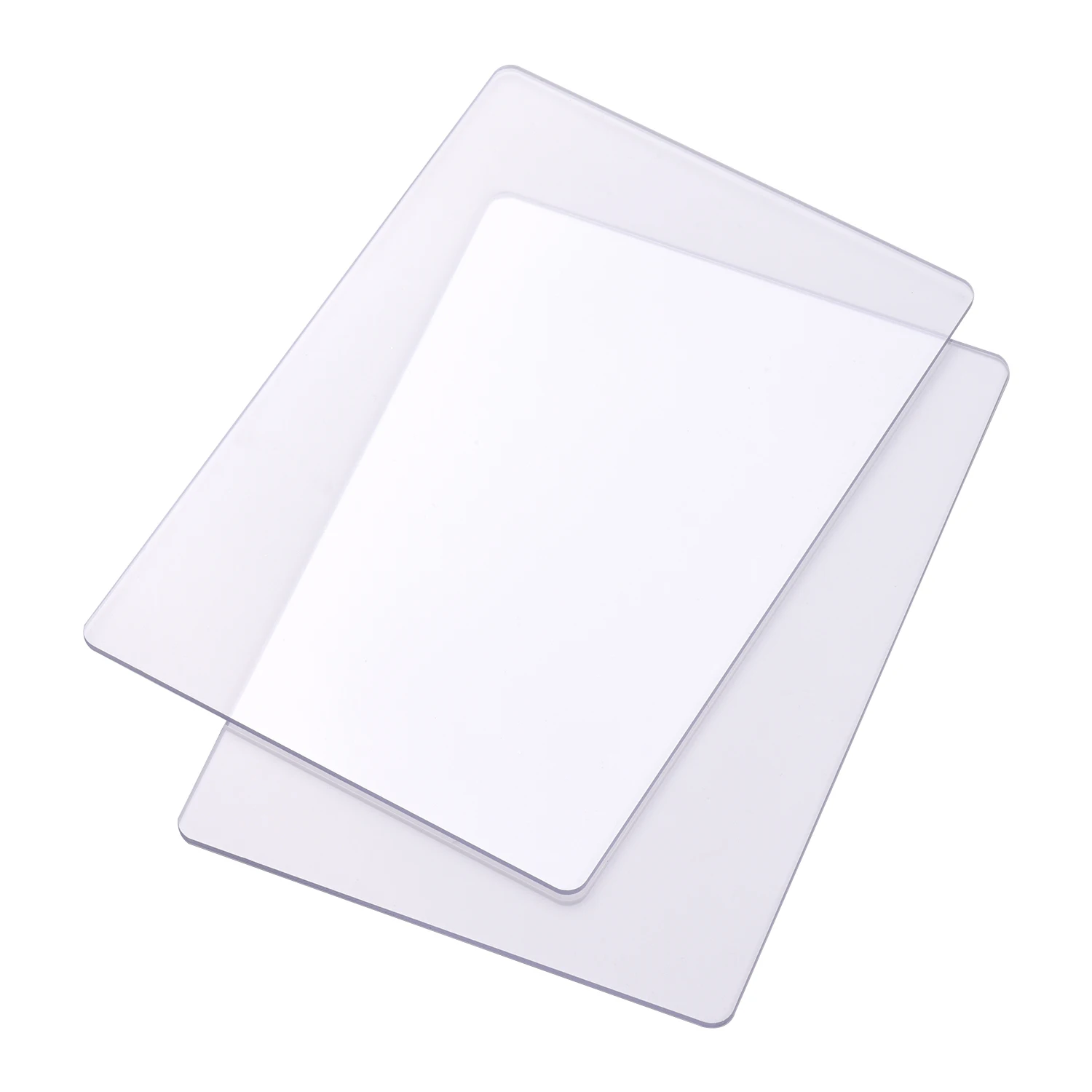 Transparent Cutting Pad 2pcs Accessory Durable PC Material Plate 3mm Thickness Replacement Pad Die Cutting Embossing cutting mat cutting pad