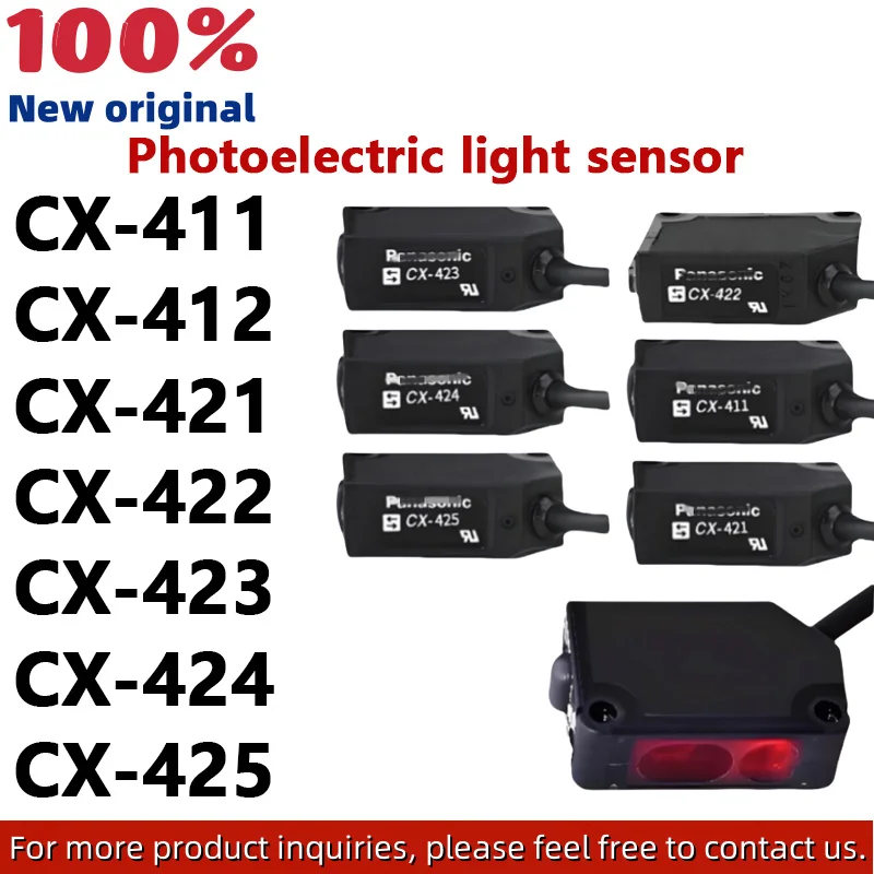 Nuevo sensor de interruptor fotoeléctrico original CX-411 CX-412 CX-421 ...