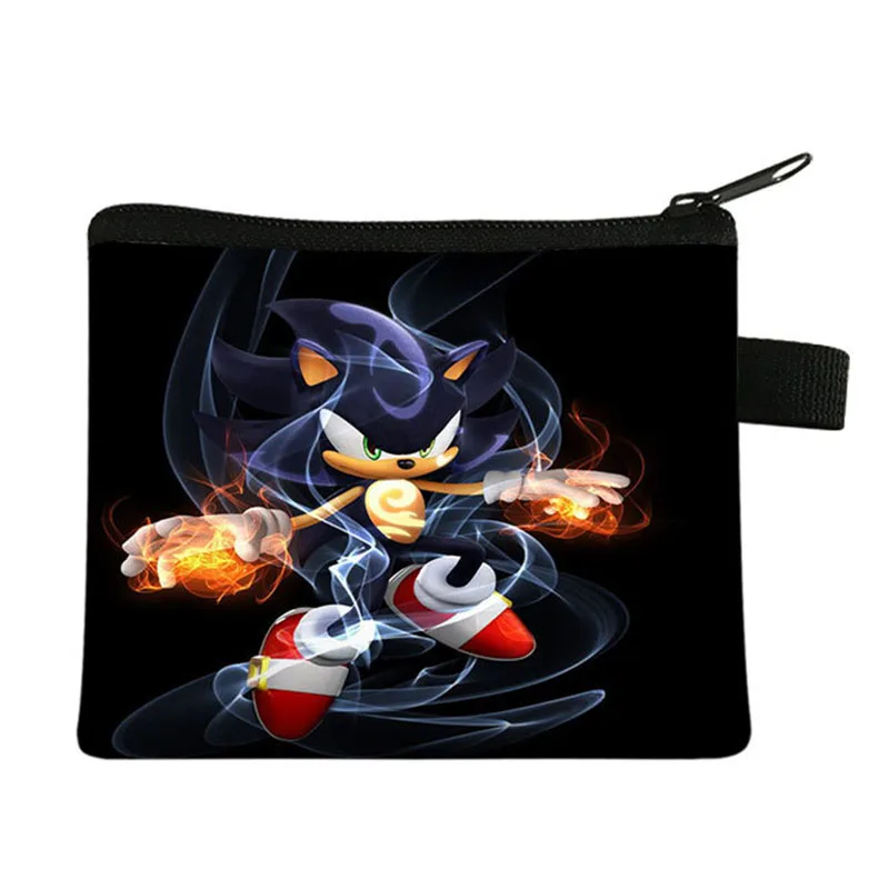 thumbnail image 1 of Nuevo monedero para niños de Sonic The Hedgehog, billetera Dark Wind, tarjetero portátil, bolsas para guardar llaves, regalos navideños para niños, 1 of 5