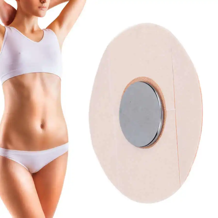 Terahertz Acupressure Patch Terahertz Energy Stones Acupoint Patch Adhesive Sticker Reduce Fat Accumulation for Health Care