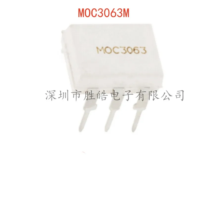 

(10PCS) MOC3063M Three-Terminal Bidirectional Silicon-controlled Optocoupler Straight Into DIP-6 MOC3063M Integrated Circuit