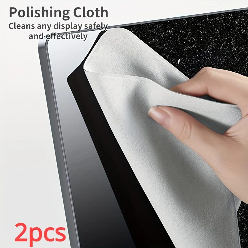 2 Pezzi Nuovo Panno Per Lucidatura Per Apple Iphone Panno Per La Pulizia Dello Schermo Nano-Texture Per Ipad Mac Ipod Pro Apple Watch Display Cleaner