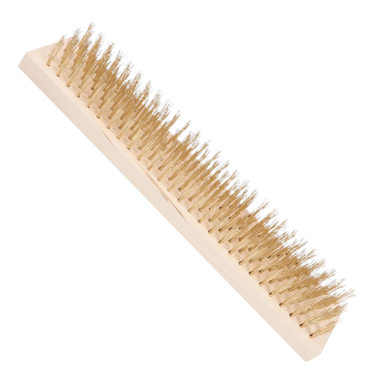 

Floor Seam Brush Stainless Steel Wire Hard Bristle Pool Cleaning Broom Yard Home Grubber Household Copper-plated Scrub Brushes