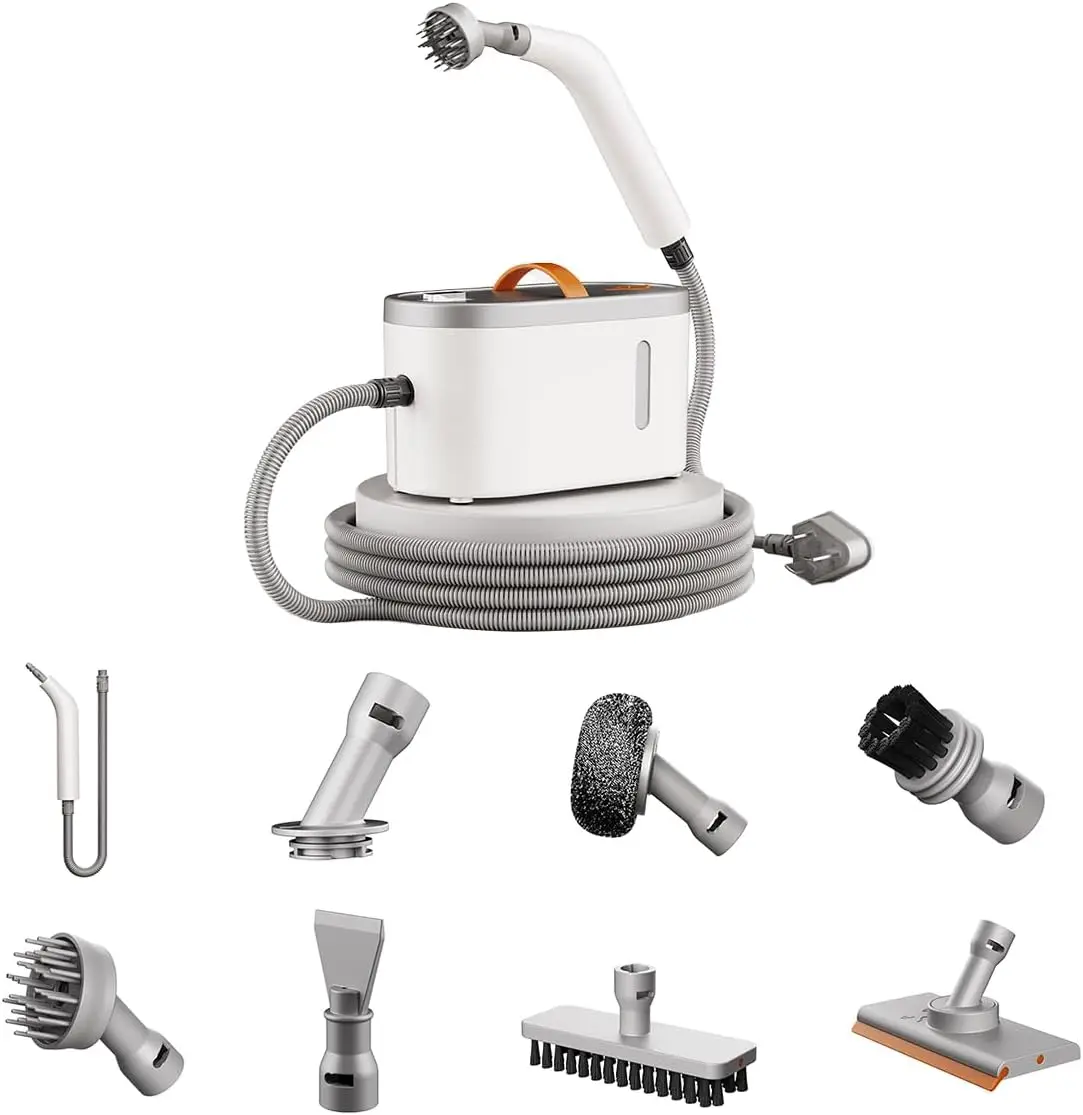 منظف بالبخار محمول باليد، سعة كبيرة 750 مل، تسخين...