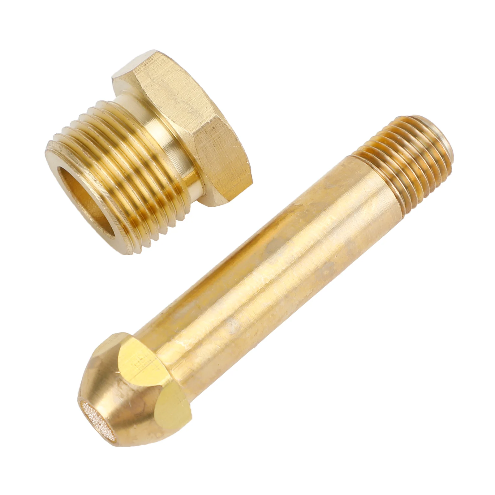 

Areyourshop CGA-580 Nut 3" 3 inch Nipple Regulator Bottle Inlet Fittings For Helium Argon Nitrogen CGA580