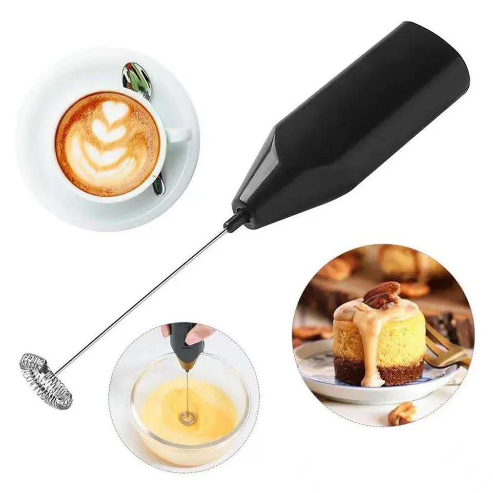 Electric Milk Foamer Coffee Machine Mixer Hand Ground Cappuccino Foam Blender Egg Beater Convenient Type Small Power