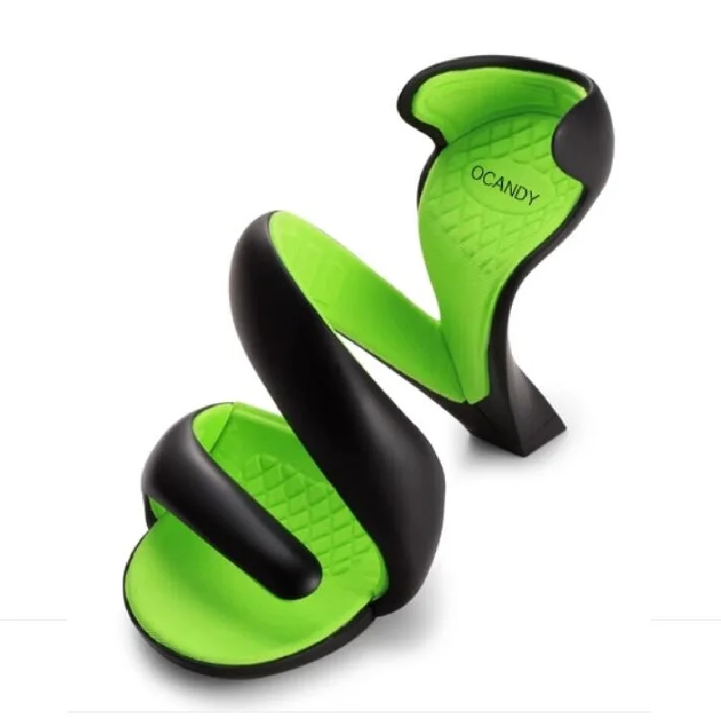 Women Open The Toe Cut Out High Heels Gladiator Sandals Fashion Sexy Bling Snake Shape Bottomless Shoes women sandals women high heels