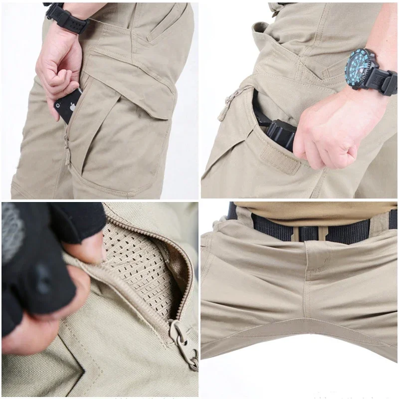 Tactical Pants Camouflage Tactical Cargo Pants Men Outdoor Waterproof Trousers Casual Multi Pocket Pants Male Work Joggers