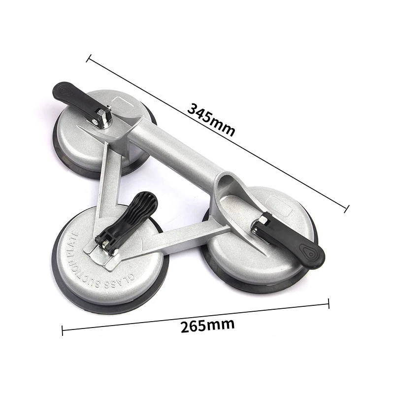 Floor Tile Sucker 1-3 Jaws Aluminum Alloy Suction Cup Tiles Powerful Holder Ceramic Tile Class Vacuum Heavy Handling Tools glass suction lifter
