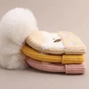 Cute Plush Ball Baby Woolen Hat Cartoon Bear Kids Ear Protection Cap 0-2year Children Winter Warm Pullover Cap Knitted Beanies 3