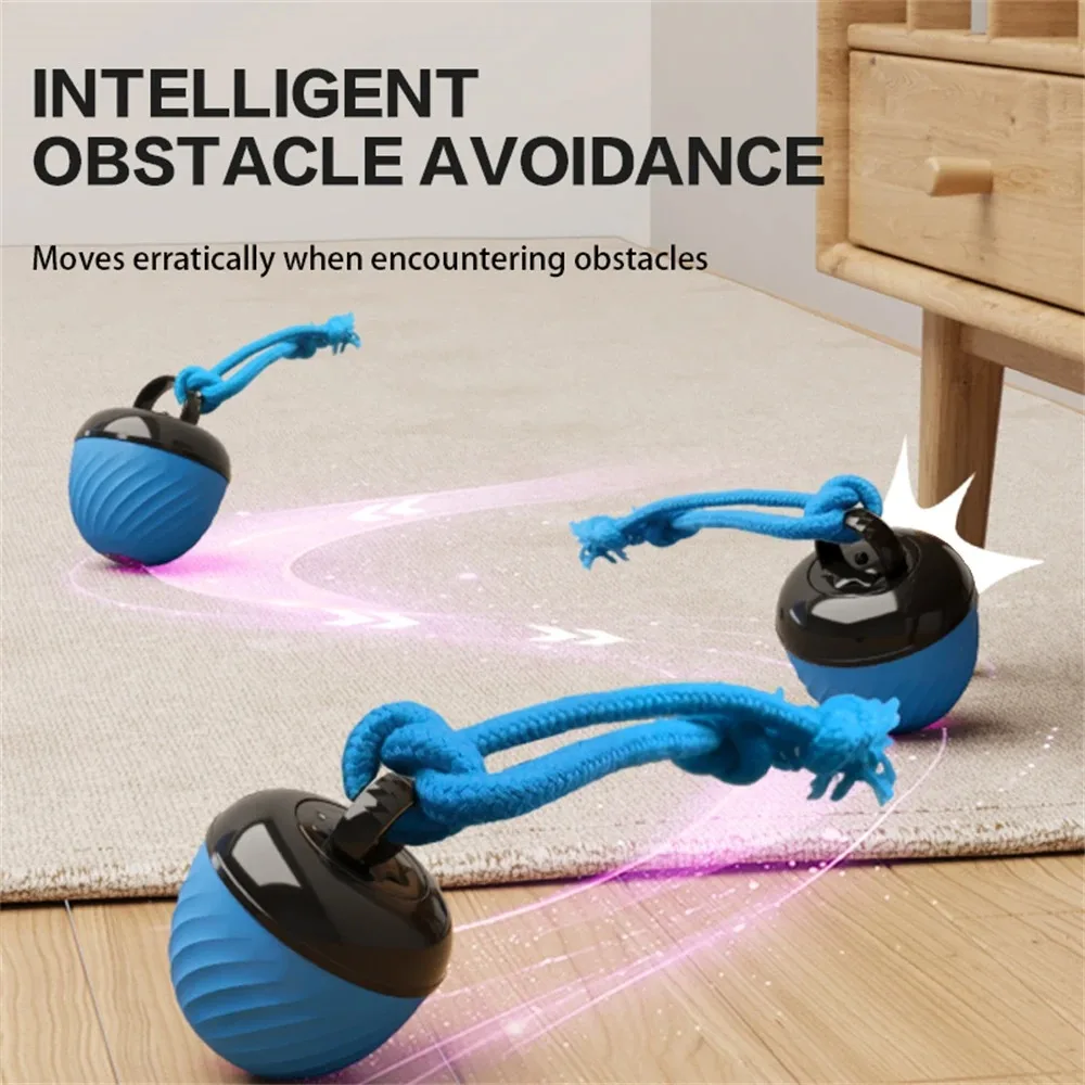 Interactive Pet Toy Automatic Ball with Rechargeable Tail