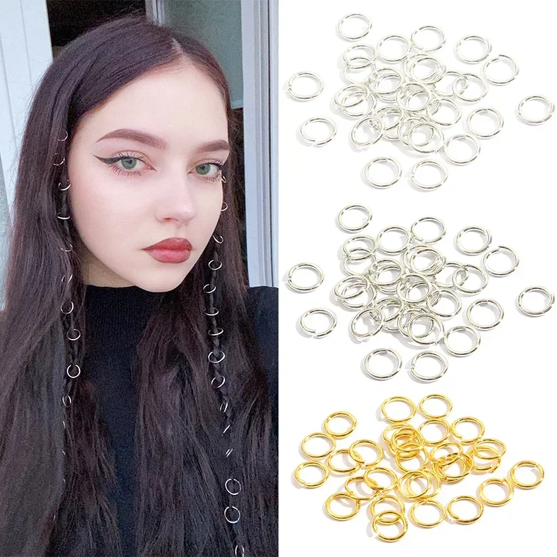Mix Color Charms Hair Braid Dread Dreadlock Beads Clips Cuffs Rings Hoop Adjustable Jewelry 14MM Clasps Accessories 30Pcs/Lot hair accessory,jewelry accessories