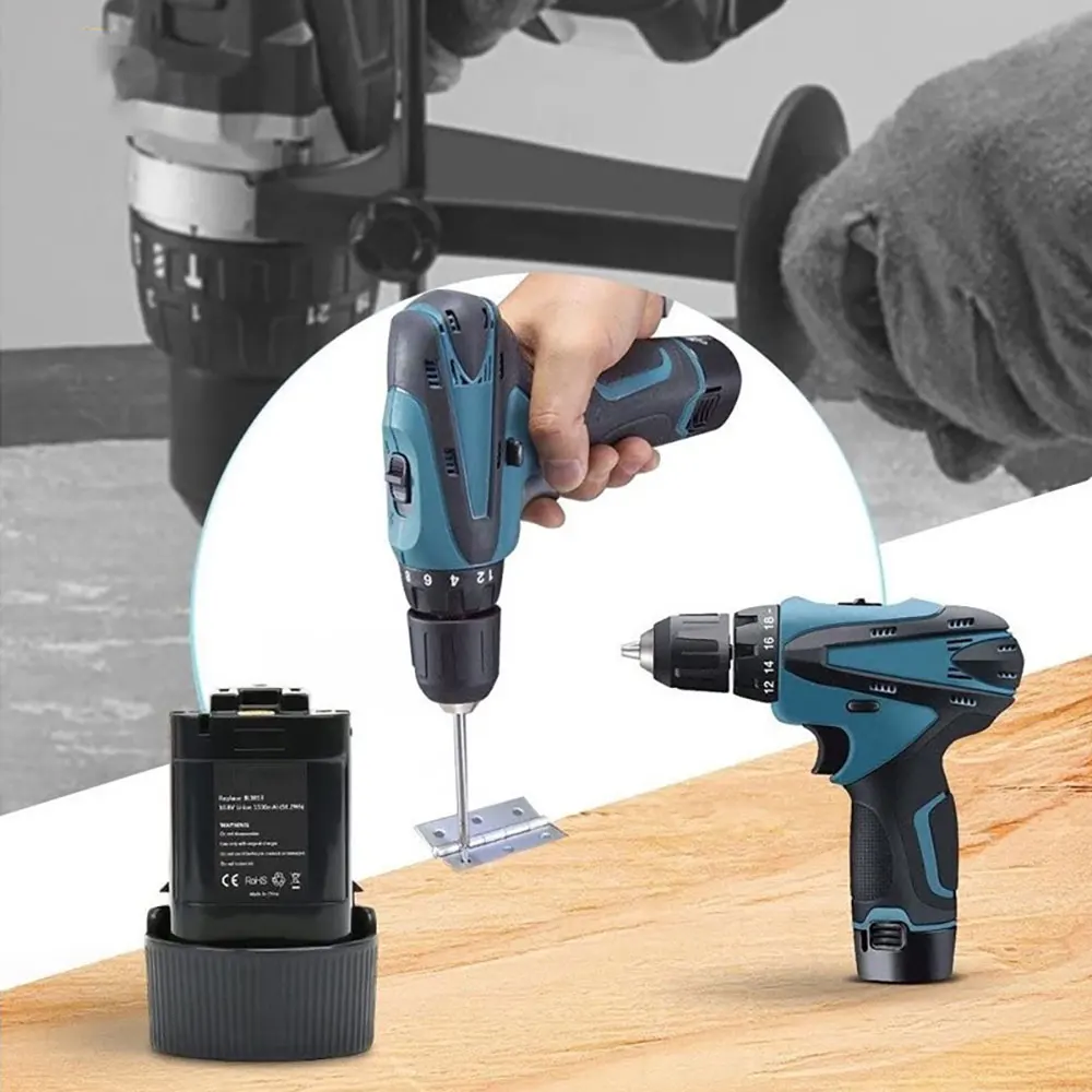 

Electric Cordless Screwdriver Rechargable Driver Drill Wireless Impact Drill Mini Lithium Battery Charging Hand Drill EU US Plug