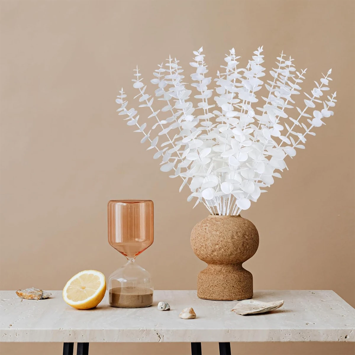 6 Stück Künstliche Pflanzen Eukalyptusz-Äste für Festivals, Partys, Hochzeiten, Blumenarrangements, Grünpflanzen, Heimdekoration, DIY-Geschenk – Detail 18
