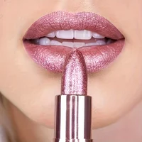 Rose smoke powder, bright starry sky, glossy velvet texture, durable, make your lips shiny, waterproof, anti-fouling. 1