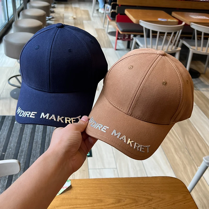 

Wide Brim Baseball Cap Women's Hard Top New Black All-Matching Sun-Proof Sun Protection Retro Casual Peaked Cap