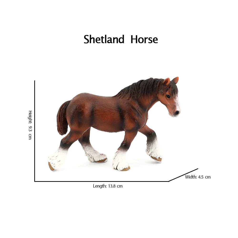 Horse Figurines Farm Animal Toy Set – Children's Gift Collection