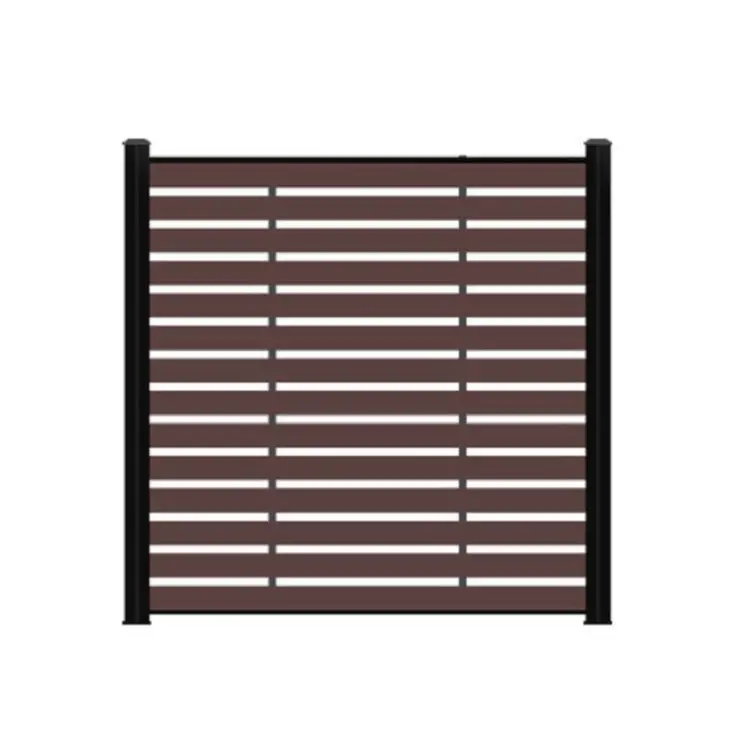 China Wholesale Price Hot Selling 100% Recyclable Wpc Fence Panel For Engineering Project