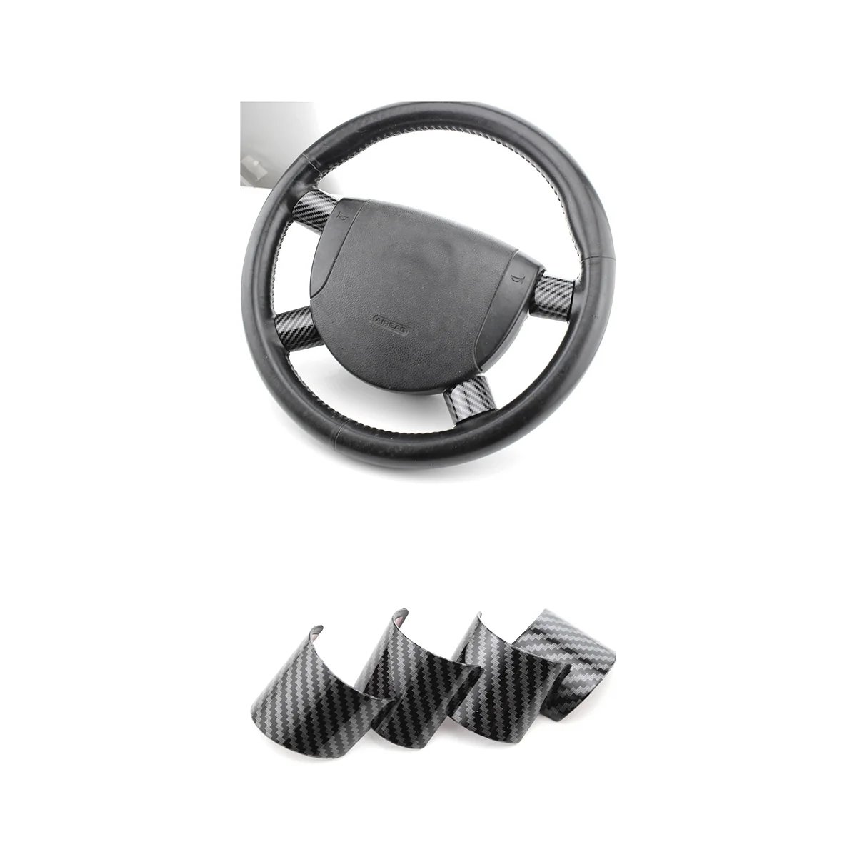 Car Steering Wheel Cover Trim Sticker for Ford Mondeo 2004-2006