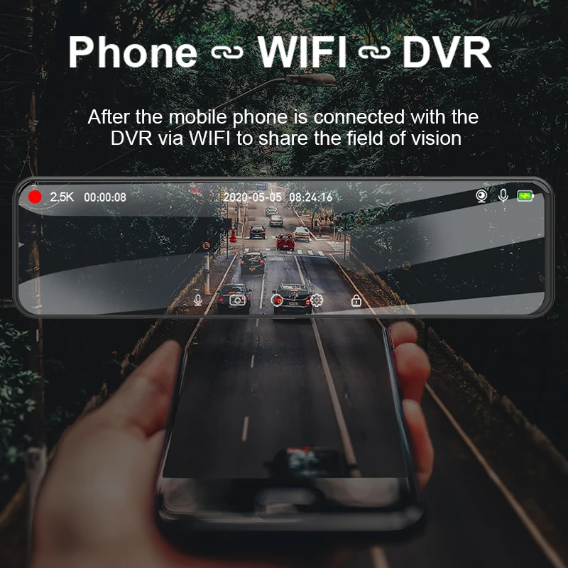 E-ACE  DVR  Ʈ ̵ Ĺ , 12 ̷, 2K Ʈ   ڴ, ڵ  , 1080P Ĺ ī޶